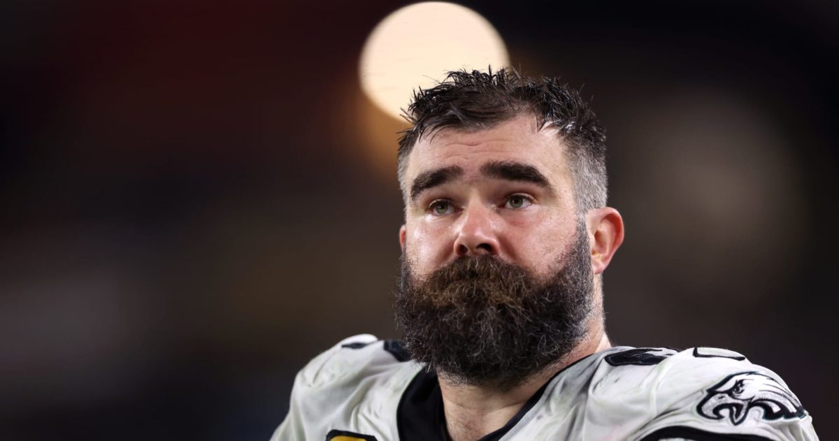 Jason Kelce announces his retirement: Eagles star bursts into tears with his family watching (Video)