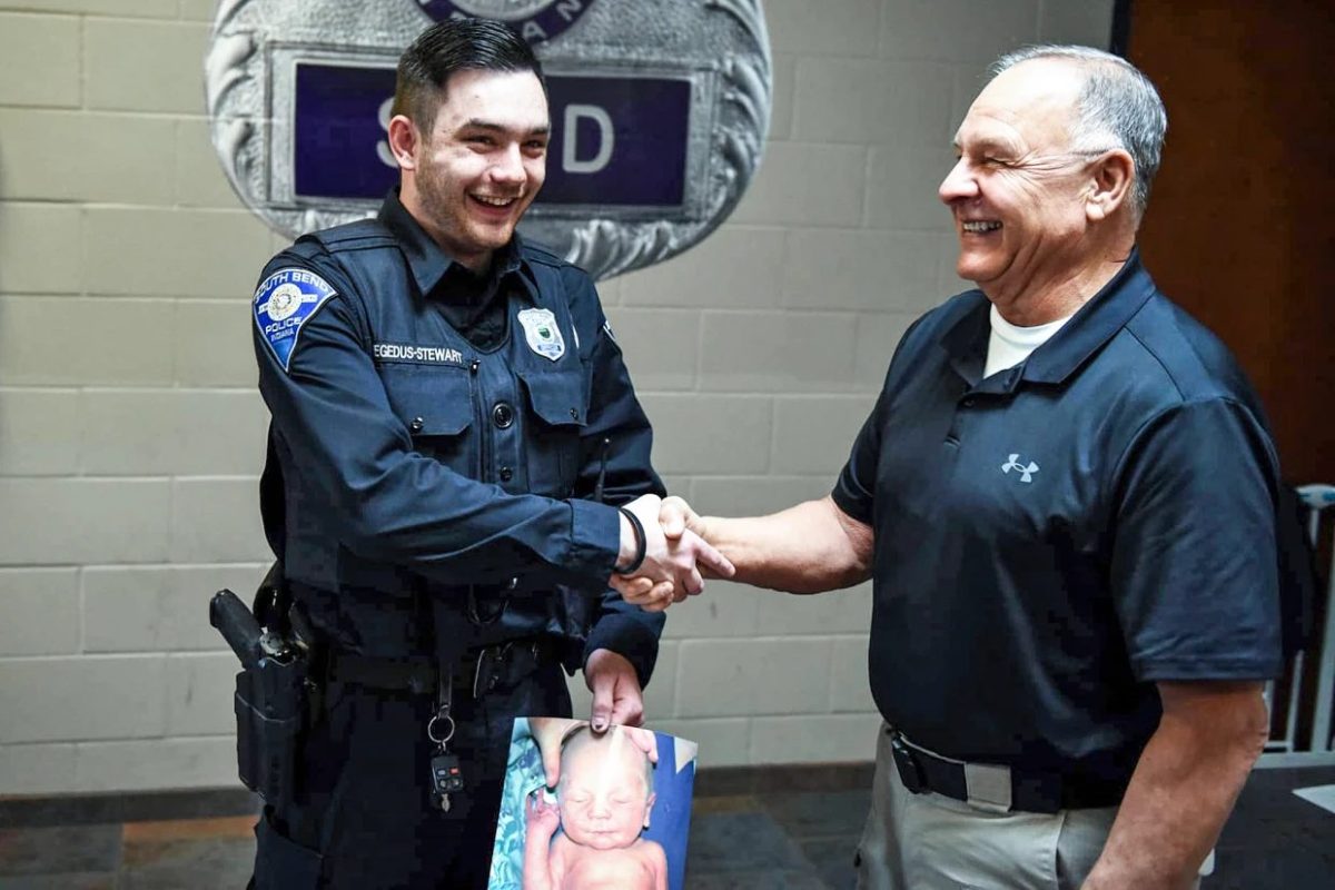 Indiana Officer Reunites with Rescued Infant Now a Policeman