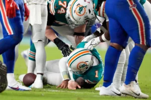 Tua Tagovailoa Suffers Another Concussion in Dolphins’ Loss to Bills