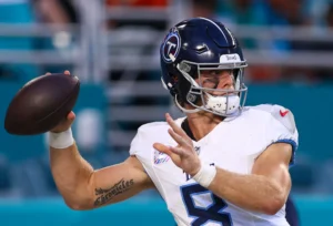 Titans QB Will Levis Leaves Monday Night Football with Shoulder Injury