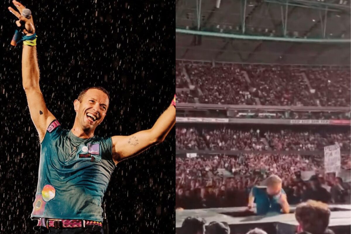 Coldplay’s Chris Martin Falls Through Trap Door During Record-Breaking Concert