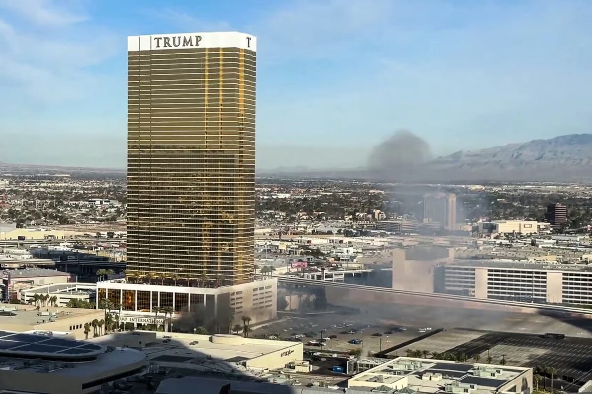 Tesla Cybertruck Explosion Near Trump Hotel in Las Vegas Kills One