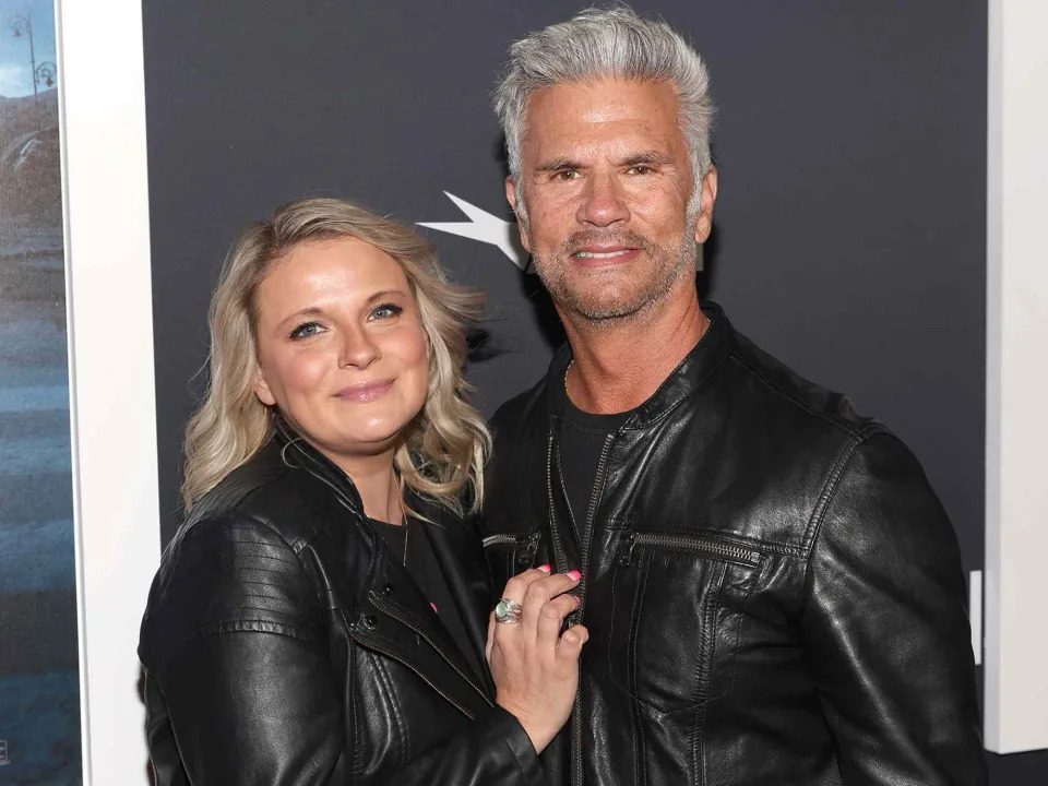 Lorenzo Lamas with his now ex-wife, Kenna Nicole Scott.