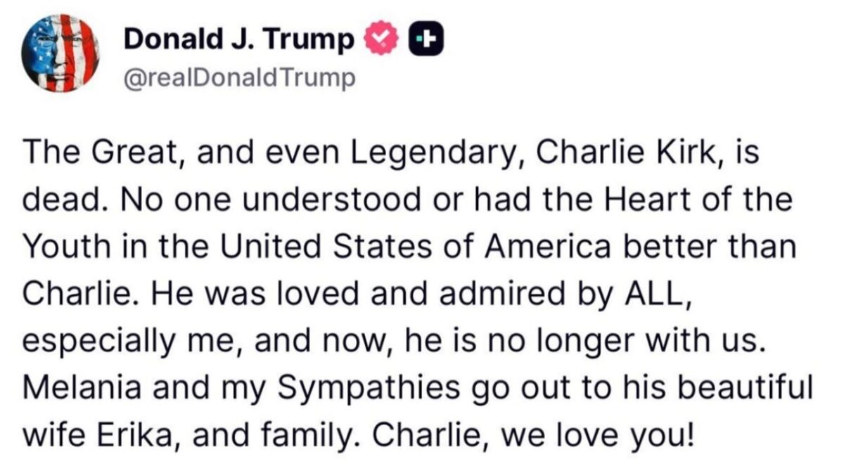 Charlie Kirk Has Died From Shooting at Utah Valley University Event