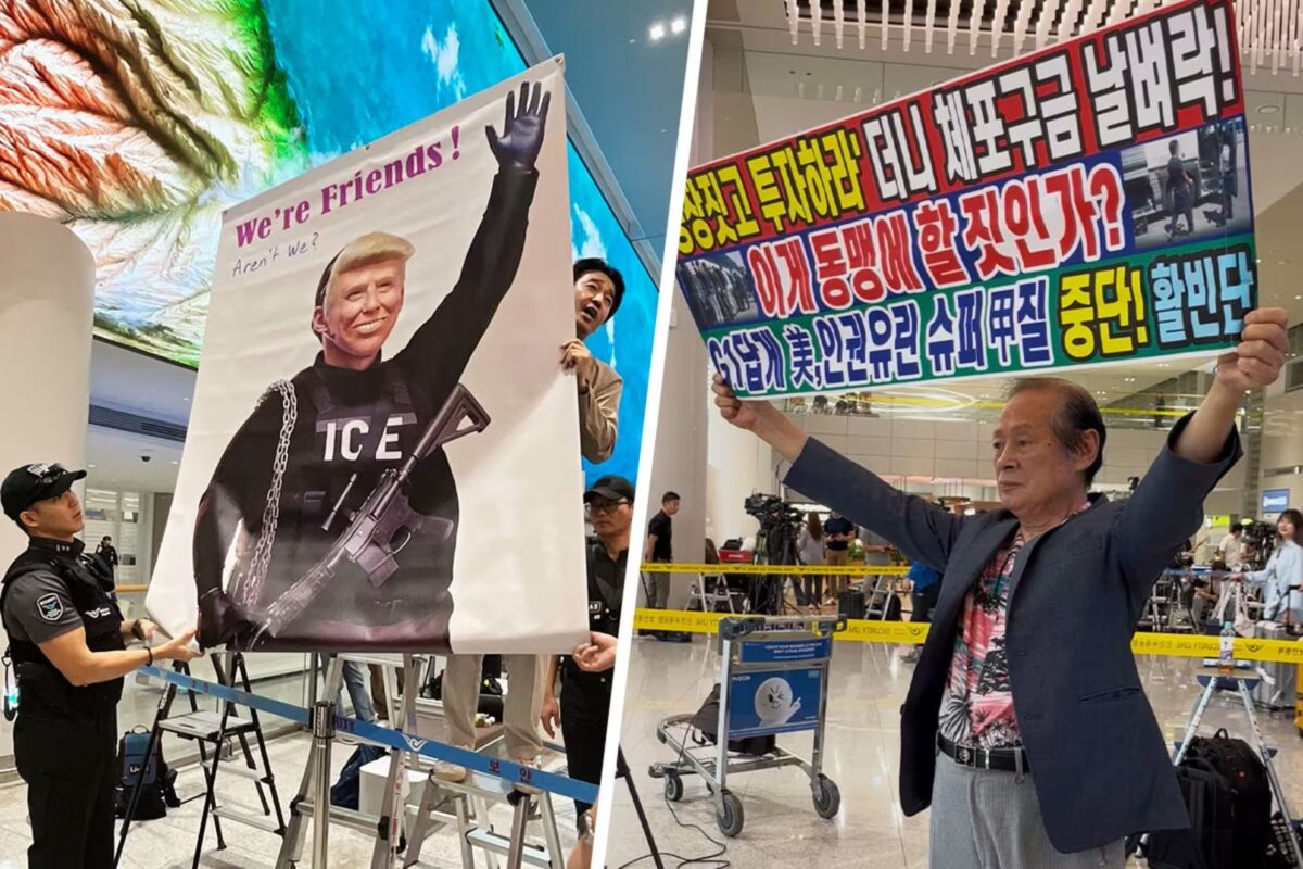 South Korean Workers Return Home After U.S. Immigration Raid