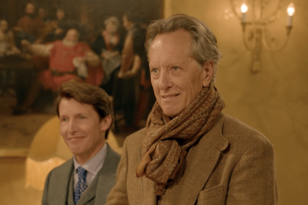 Richard E. Grant appearing on Celebrity Traitors