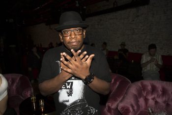 NEW YORK, NY - AUGUST 21:  Music producer Omen celebraets his birthday at Subrosa on August 21, 2015, in New York City.  (Photo by Johnny Nunez/WireImage)