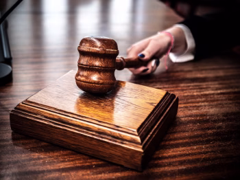 judicial setting symbolizing legal proceedings